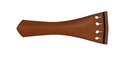 Hill Violin Tailpiece, Boxwood with Ebony saddle