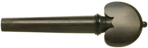 Heart Cello Peg, ebony/black