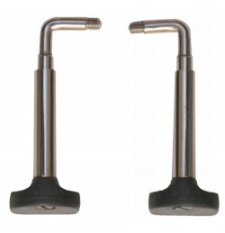 Chinrest Clamps, Wolf-nickel