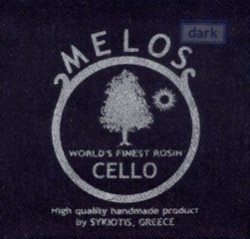 Melos Mini Cello Rosin, dark