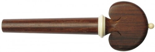 Tempel Heart Cello Peg, Rosewood with Mammoth accents