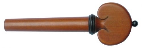 Tempel Heart Viola Peg, Boxwood with Ebony accents