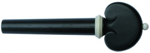 Tempel Heart Viola Peg, Ebony with Mammoth accents
