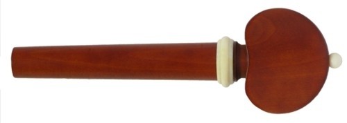 Tempel Hill Style Violin Peg, Boxwood with Mammoth accents