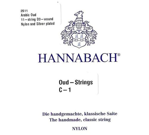 Oud Strings SET, nylon/silver, 11 string