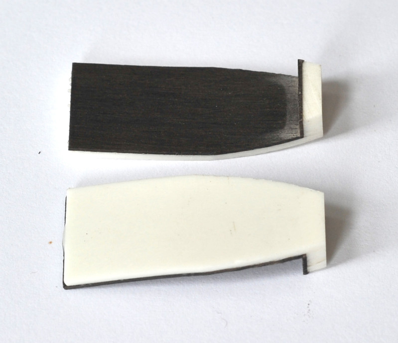 Bone Violin Bow Tip-90 ebony