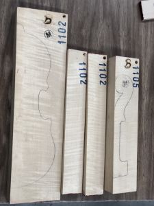 Bachmann Balkan Maple Violin SET
