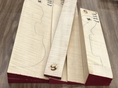 Bachmann Balkan Maple Violin SET