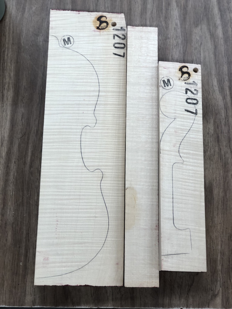 Bachmann Balkan Maple Violin SET