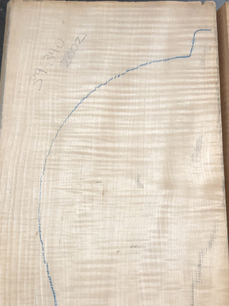 Balkan Maple Cello Back, choice AS PICTURED