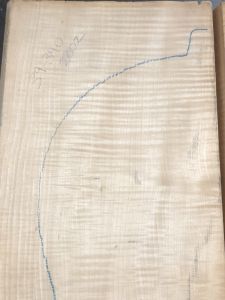 Balkan Maple Cello Back, choice AS PICTURED