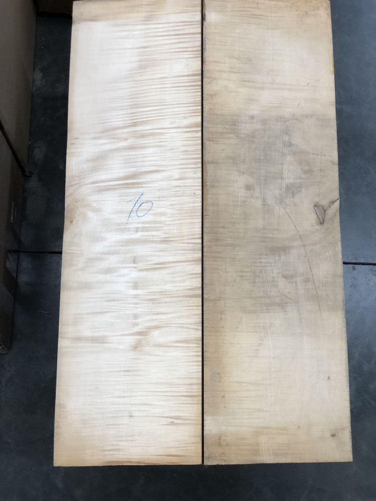 Balkan Maple Cello Back, choice AS PICTURED