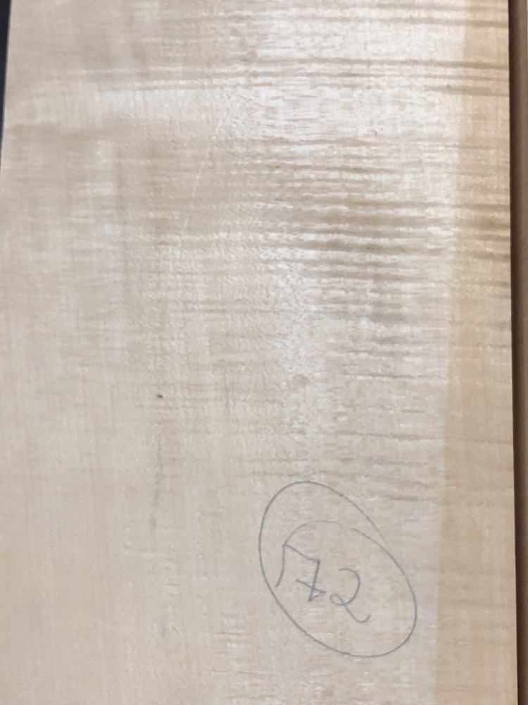 Balkan Maple Cello Back, choice AS PICTURED