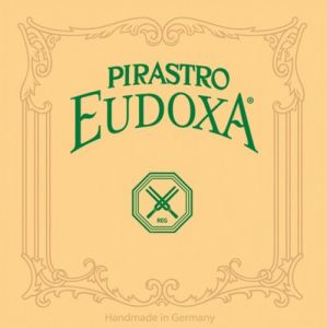 Eudoxa Viola D, silver-aluminum/gut, stiff