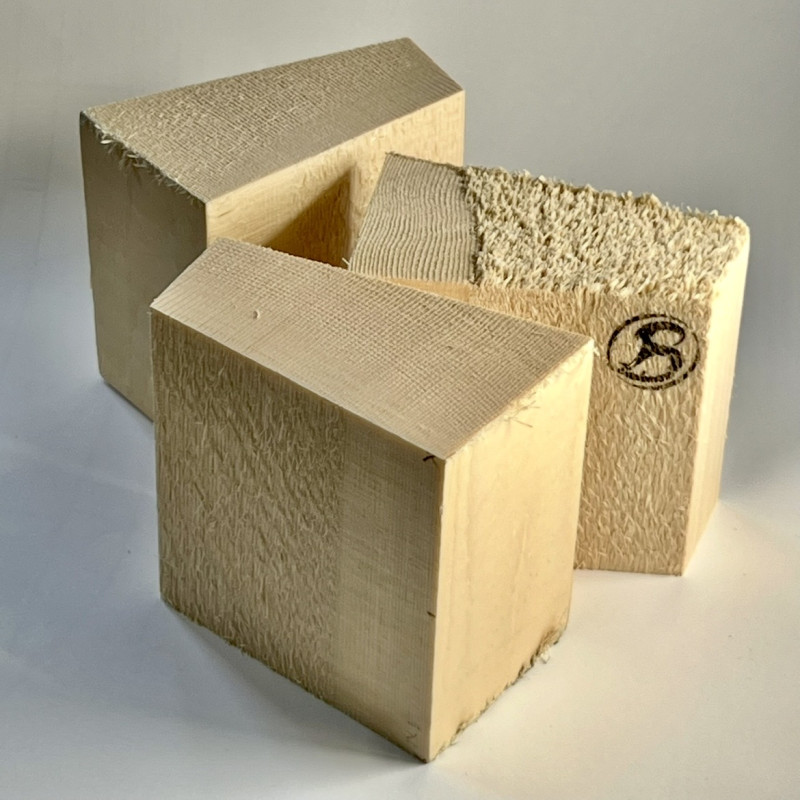 Violin block material, Spruce