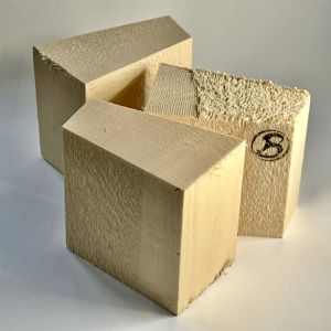 Viola block material, Spruce
